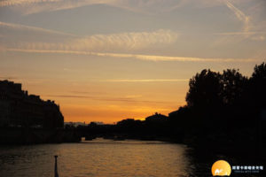 塞納河的日落